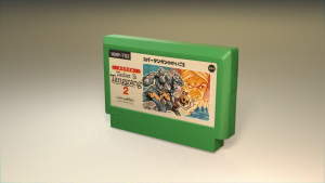 Famicom game cartridge mock up of an imagined "Super Taubat Si Tanggang 2" game.
